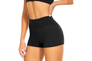 CAMPSNAIL Workout Biker Shorts Women - 3"/5" High Waisted Tummy Control Spandex Booty Volleyball for Yoga Gym Dance