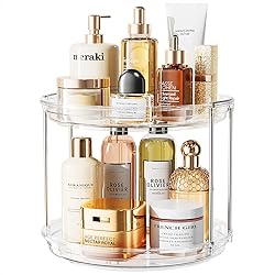 LAMU 10.6in Rotating Makeup Organizer for Vanity, 2