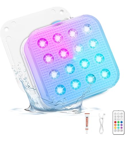S Led Underwater PChero 4-Pack Submersible LED S With Remote - RGB ...