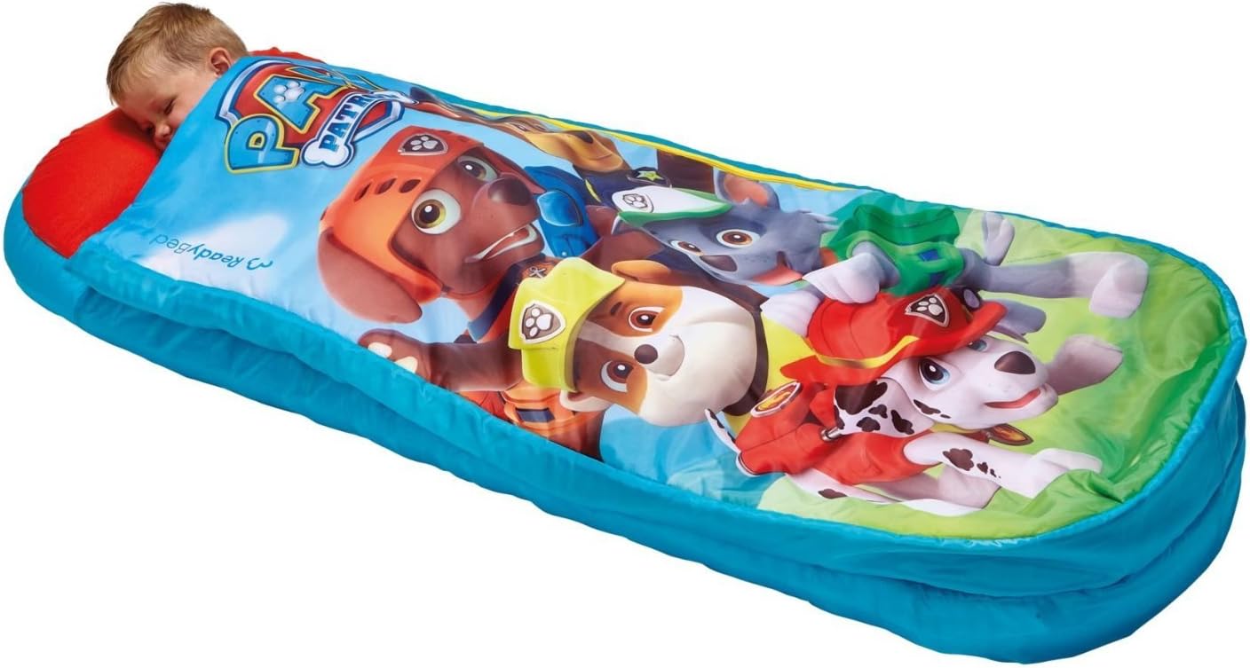 Paw Patrol All In One Sleepover Bed Airbed and Sleeping Bag In One, Figures Amazon Canada