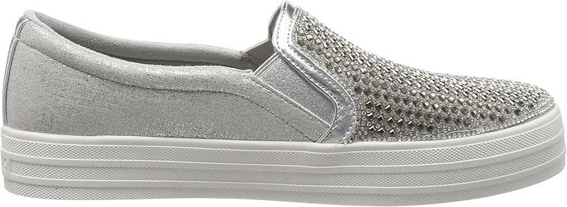 skechers street double up diamond slip on trainer