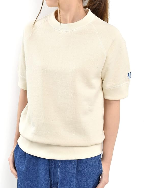 Amazon Co Jp オーシバル Orcival オーチバル クルーネック 半袖 スウェット Rc 9037 レディース サイズ1 Clothing Accessories