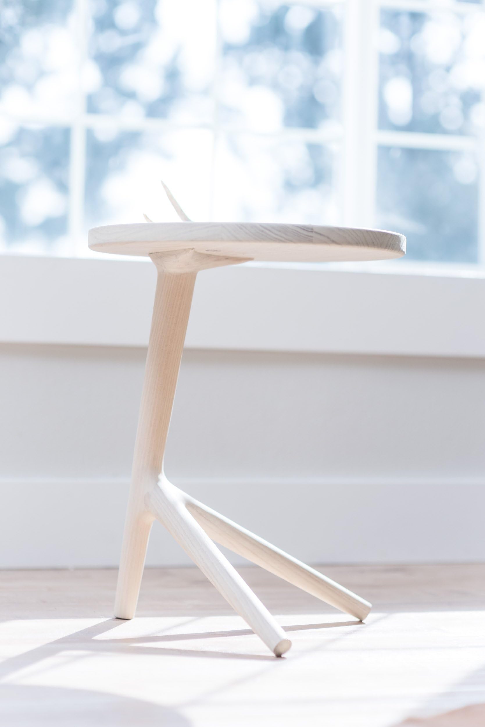 The Tripod Table - White Ash