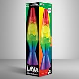 Lava Lamp Rainbow 2179 Hand Painted Globe White Wax 14.5 Inch Lamp view 8