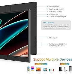 ForHelp 14 Inch Portable Monitor FHD1200P