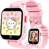 DXPICR 4G Kids Smart Watch with GPS Tracker, Video &amp; Voice Call, SOS, WiFi, IP68 Waterproof, AI Smart Features, Parental Control Phone Watch for Boys Girls Age 3+ (SIM Card Included)