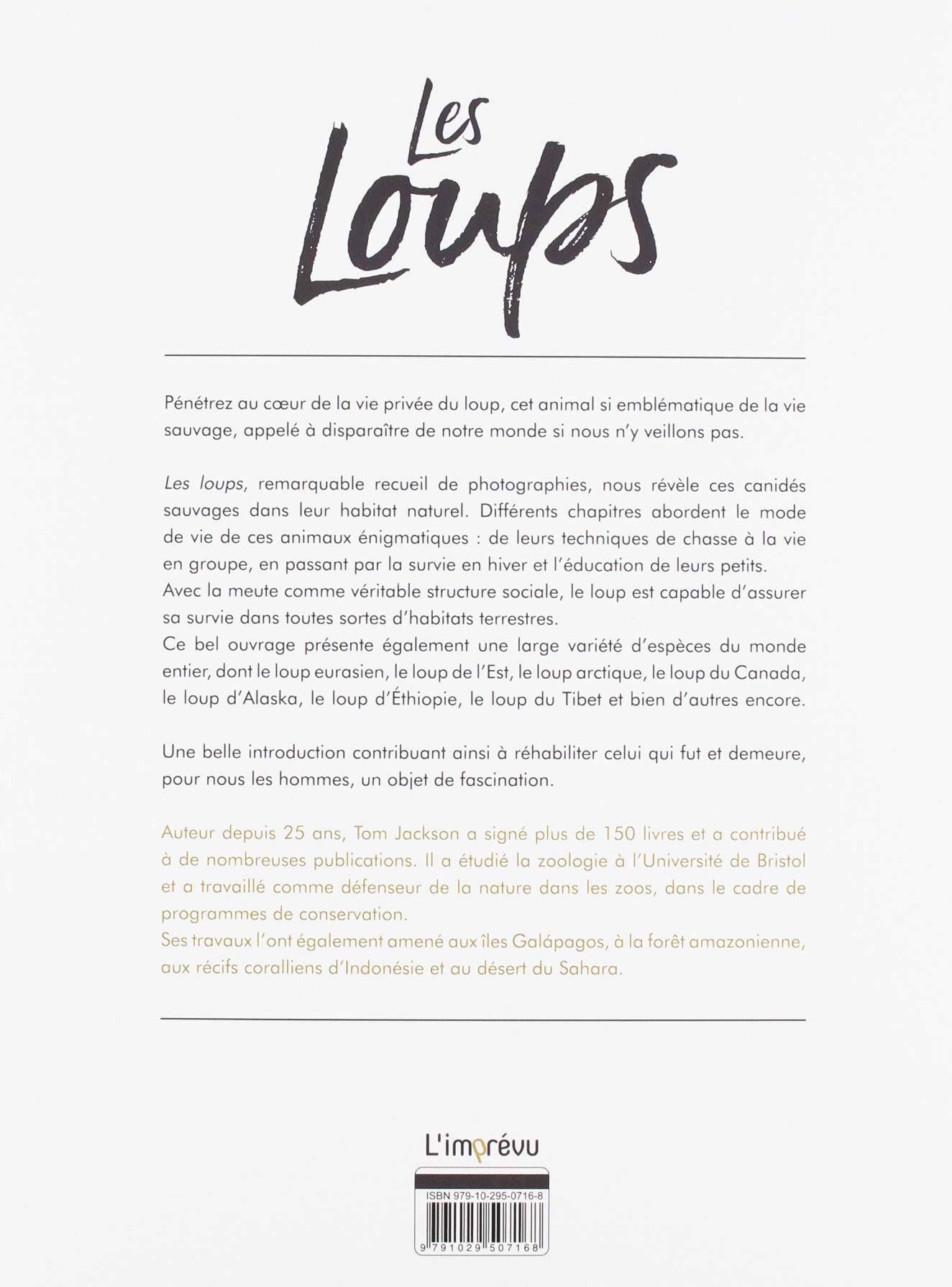 Les Loups Sauvages Et Fascinants Amazon De Jackson Tom Feugeas Valerie Fremdsprachige Bucher