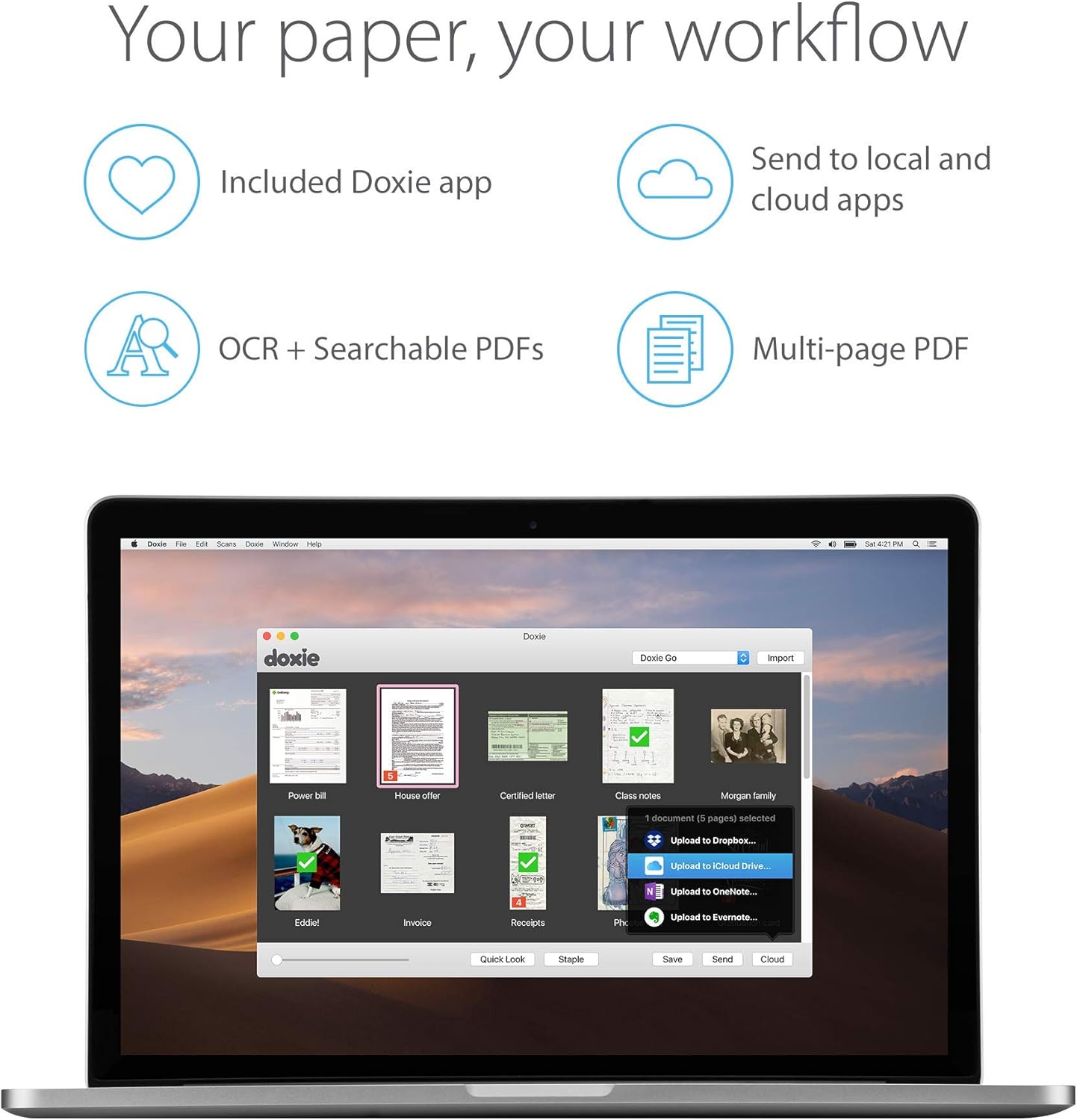 Doxie Go SE - The Intuitive Portable Scanner with Rechargeable Battery and Amazing Software : Office Products
