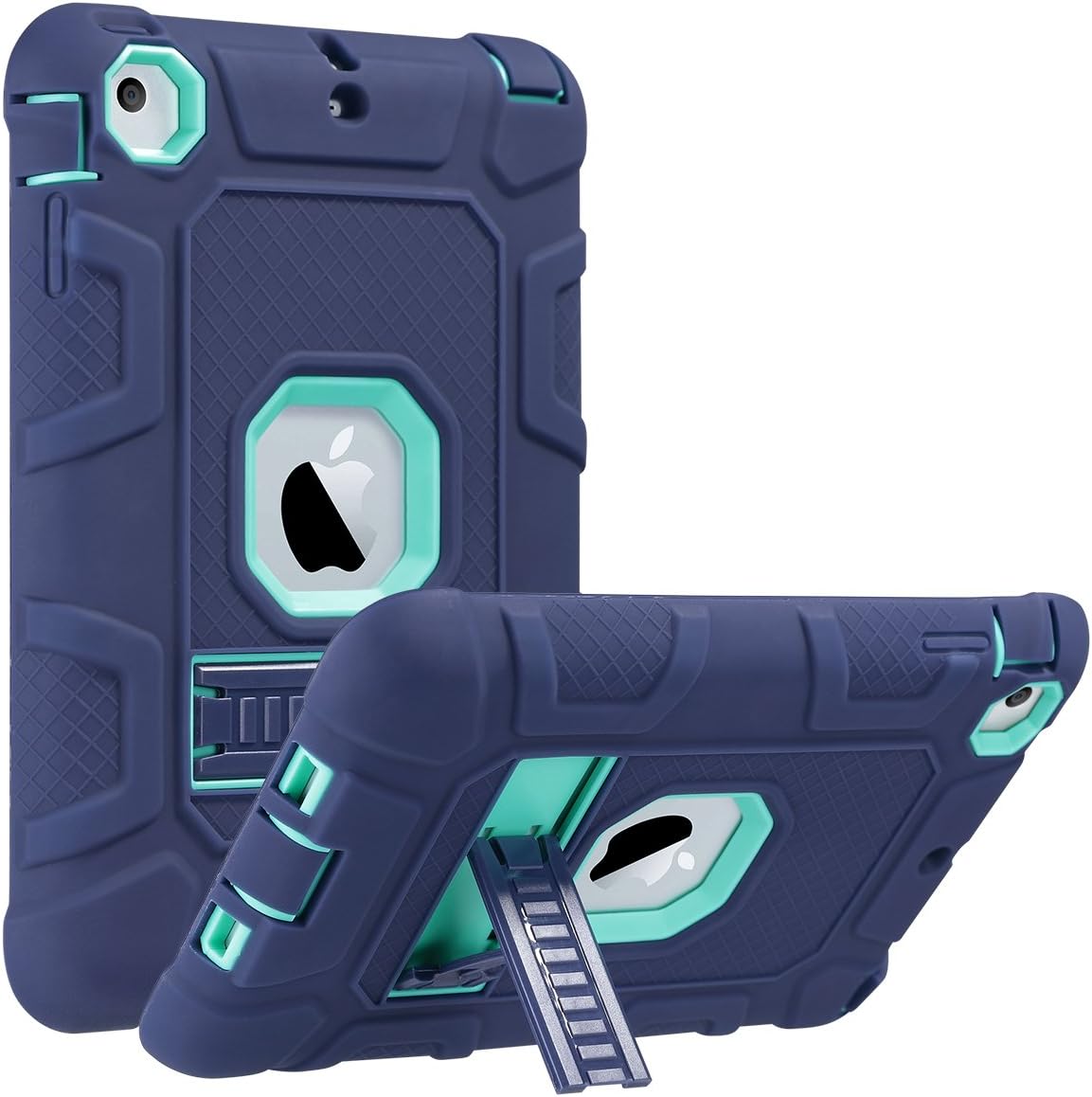 ULAK iPad Mini 1 2 3 Case, iPad Mini Shockproof Protective Case Cover with Stand for Apple iPad Mini 1/2/3 - Blue