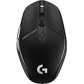 Logitech G303 Shroud Edition Wireless Gaming Mouse - LIGHTSPEED- HERO 25K - 25,600 DPI - 75 grams - 5-buttons – PC - Black