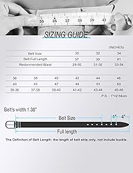 WOLFANT Men's 35mm Dress Casual Belt,100% Italian