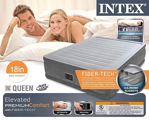 Comfort Plush Intex Full Air Mattress 18 Inch Intex 18in Twin