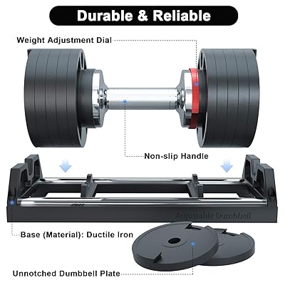 cast iron adjustable single dumbbell
