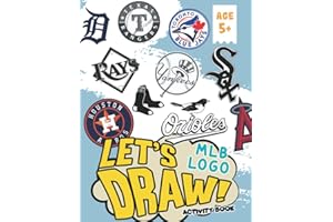 Let's Draw MLB Logo: Drawing Logos With Easy-To-Follow Guide For Kids and Teens An Interesting Book To Help Relax And Enhance Creativity