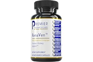 Premier Research Labs RenaVen: Premier Kidney Support for Kidney Cleanse Detox and Repair | Improve Kidney Function and Urinary Support with Fermented Cordyceps - 60 Plant-Source Capsules