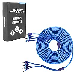 Skar Audio 17-Foot 4-Channel Twisted Pair RCA