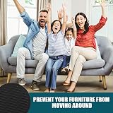 TaoTazon Rubber Castor Cups 2in 4Pcs Floor Protectors Non Slip Furniture Pads view 5