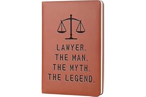 WHLBHG Lawyer Gift Leather Notebook She Believed She Could So She Did Leather Notebook Law School Graduation Gifts Future Lawyer Gifts Birthday Appreciation Retirement Gift (Lawyer the man)
