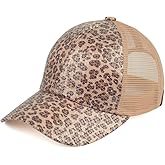 C.C Glitter Sequin Baseball Cap with Mesh