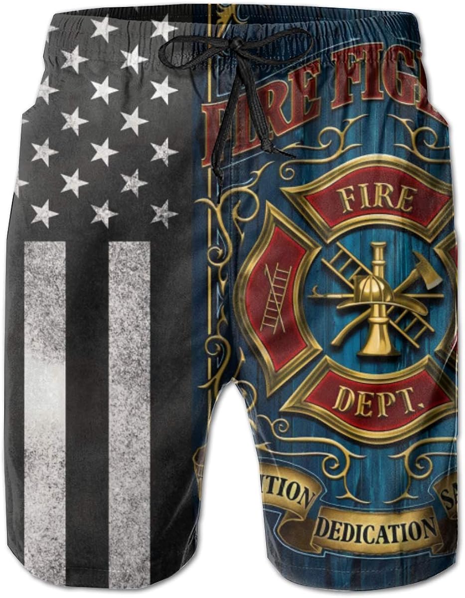 firefighter swim trunks