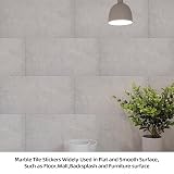Warmiehomy Monet Grey Marble Effect Self-Adhesive Wall Tiles 60x30cm 10Pcs view 5