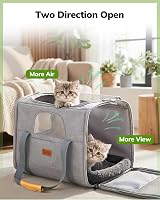 Morpilot Cat Transport Box Large Cats up to 7 kg Foldable Shell Safety Zips view 7