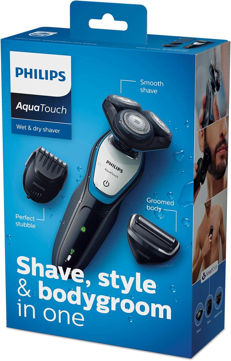 Philips AquaTouch S5070/59 - Afeitadora (Máquina de afeitar de ...