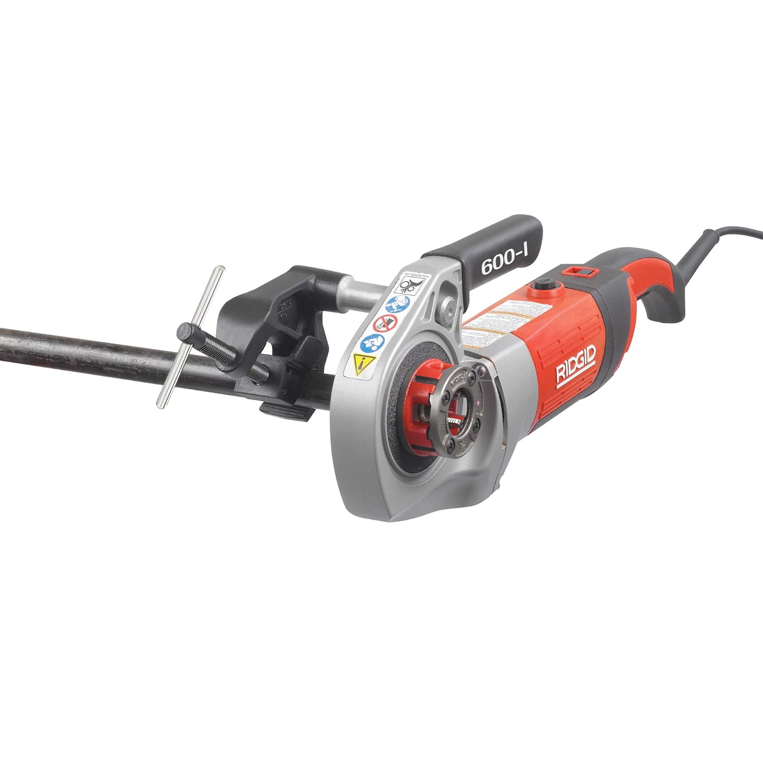 RIDGID 44878 Model 600-I Power Drive with 1/2-1 1/4 inch BSPT 11R Die Heads, Case and Support Arm, Colour, Size - Image 3