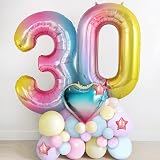 Balloon Dance 40 Inch Rainbow Number 1 Balloon Kit Birthday Party Decor view 2