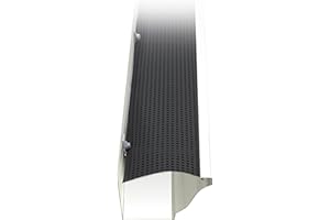 Alu-Rex Rain Gutter Guard – Aluminum Eavestrough Protection – Canadian-Made –Keeps leaves, debris, snow, and ice out – Basic 