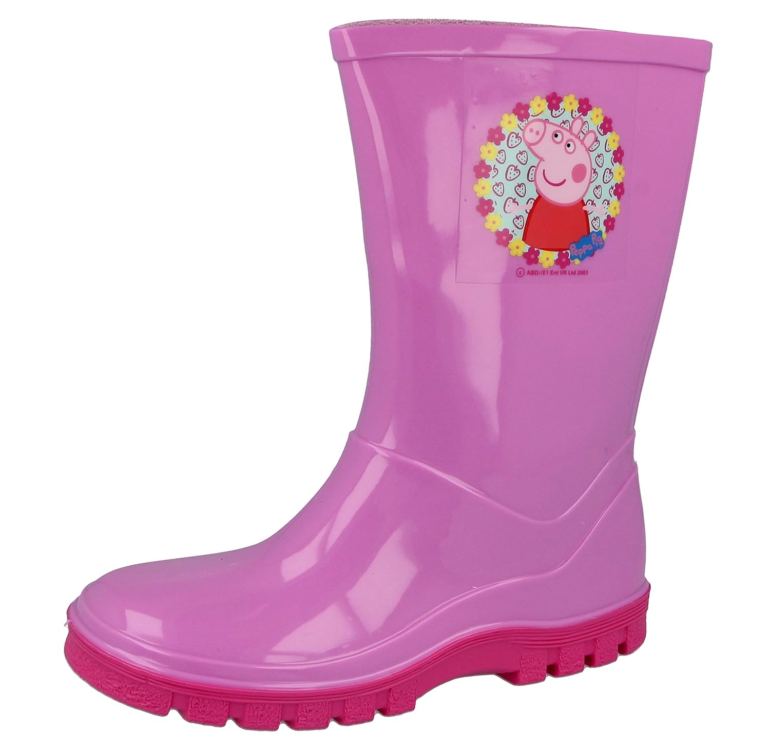 Peppa Pig Girls Infant Pink Wellies Wellington Boots Waterproof Rain Boots (UK 12 Kids, Pink