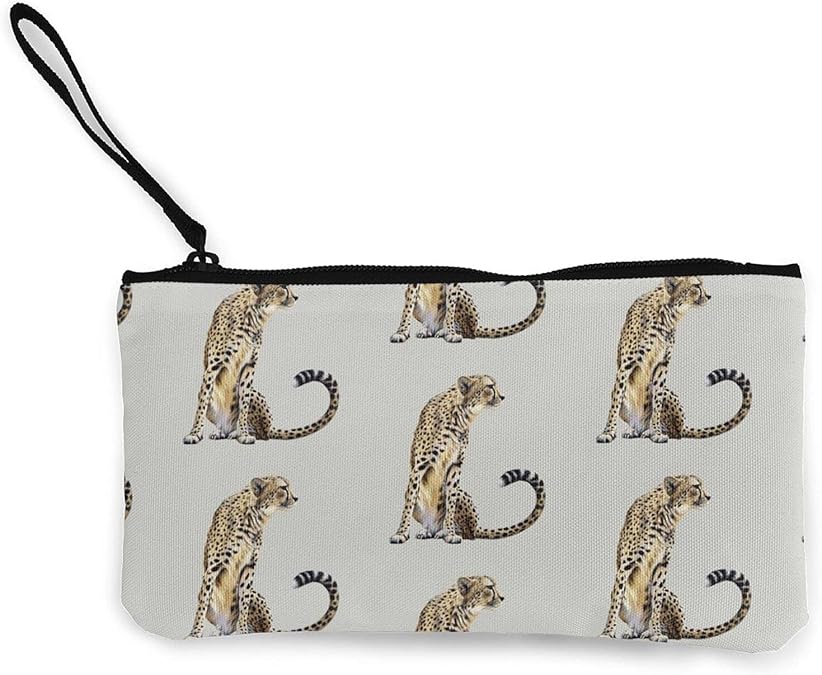 Designer Coin Purse With Zippers Handles