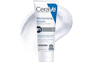 CeraVe Moisturizing Cream, Face Body Moisturizer, Normal to Dry Skin, 8 Fl Oz