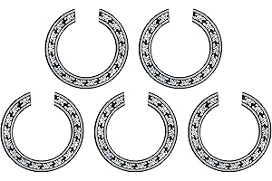 5Pcs Yootones Guitar Soundhole Rosette Decal Sticker Self-Adhesive Inlay Stickers Decals Compatible with Acoustic Classical Guitar Parts Replacement (Black)