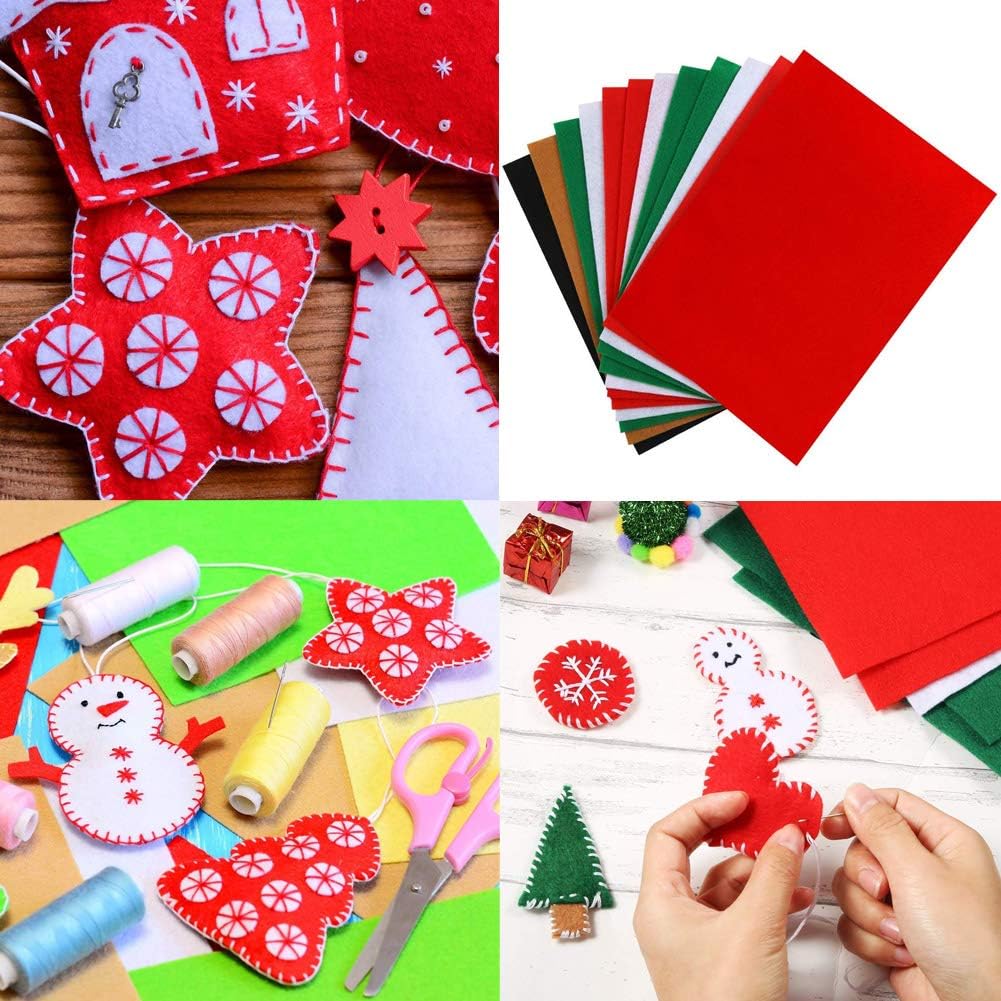 Tessuto In Feltro Autoadesivo Con Retro Adesivo - Verde Viridano - Foto 10