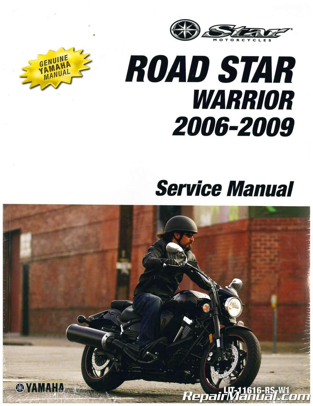 LIT-11616-RS-W1 2006-2009 Yamaha XV17 Road Star Warrior Motorcycle Service  Manual: Manufacturer: Amazon.com: Books