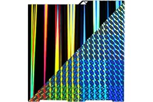 Sahvaim 256x268 H1H Build Plate for Anycubic Kobra 3/Kobra 3 V2,Light Beam+Phantom Pattern Smooth Surface Build Plate Sheet, Flexible Removable Heated Bed 3D Printer Platform.