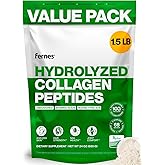 Collagen Peptides for Women Men (1.5LB) Type I & III Flavorless & Odorless Easy-Mix Hydrolyzed Peptan Protein Joint Hair Skin & Nail Support Gluten-Free Non-GMO Keto & Paleo Grass-Fed Kosher