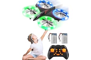 AUBNICO Mini Drone For Kids, Rc Drone With With One Key Take Off-Landing, Altitude Hold, Headless Mode, 360° Flip, LED Light Quadcopter, Propeller Full Protect, Small Helicopter Plane Easy To Fly Kids Gifts Toys