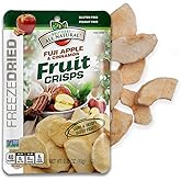 Brothers All Natural Freeze Dried Fruit Crisps, Fuji Apple & Cinnamon, 0.35 Oz (Pack of 24), Made with 100% Fruit, Gluten Free, Soy Free, Vegan, Healthy Snack, Lunch Box Ready