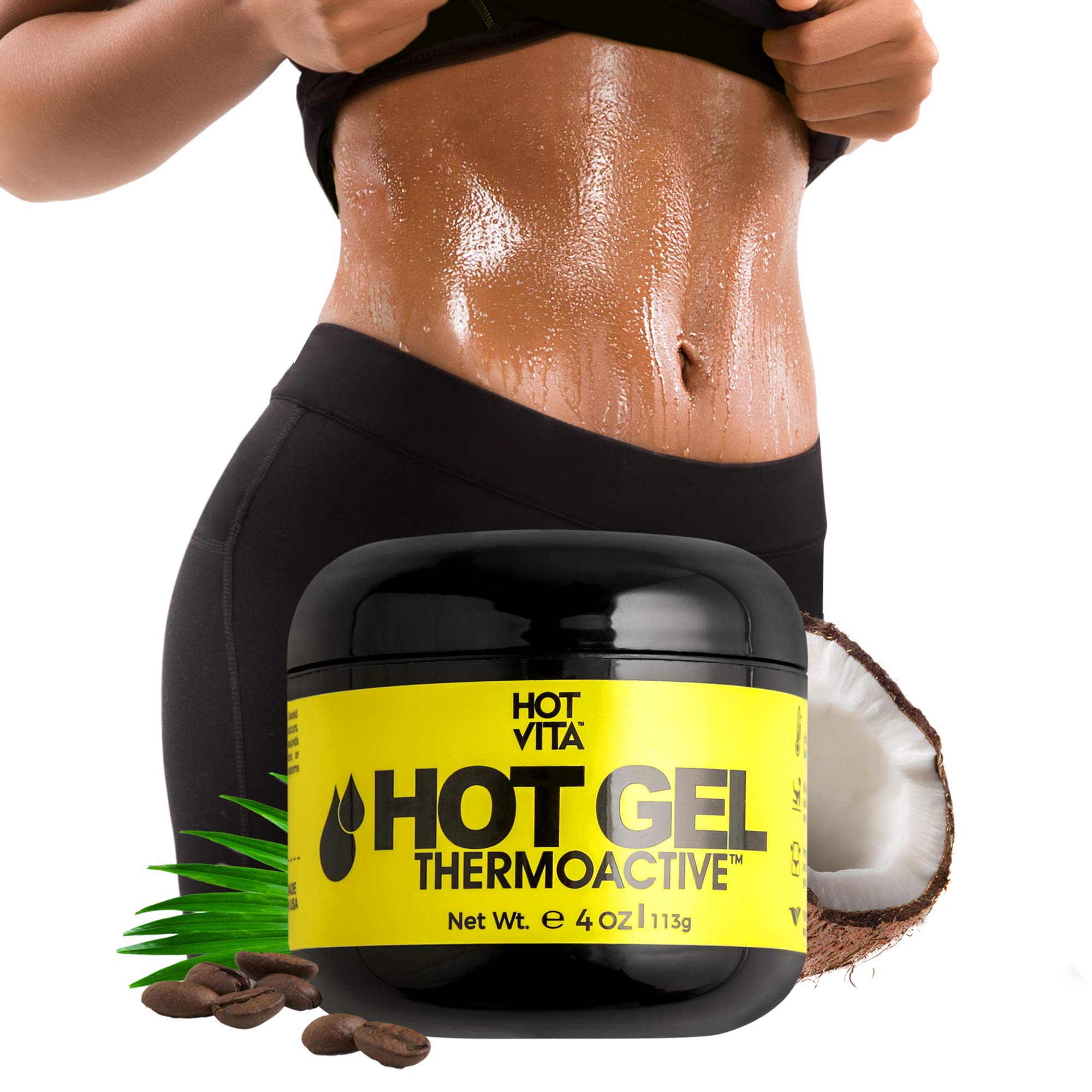 Hot Gel ThermoActive Workout Enhancer Sweat Cream with Coconut oil 4oz for Women eBay