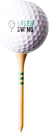 Green Swing 70mm Bamboo Golf Tees 30pcs Natural Biodegradable view 4