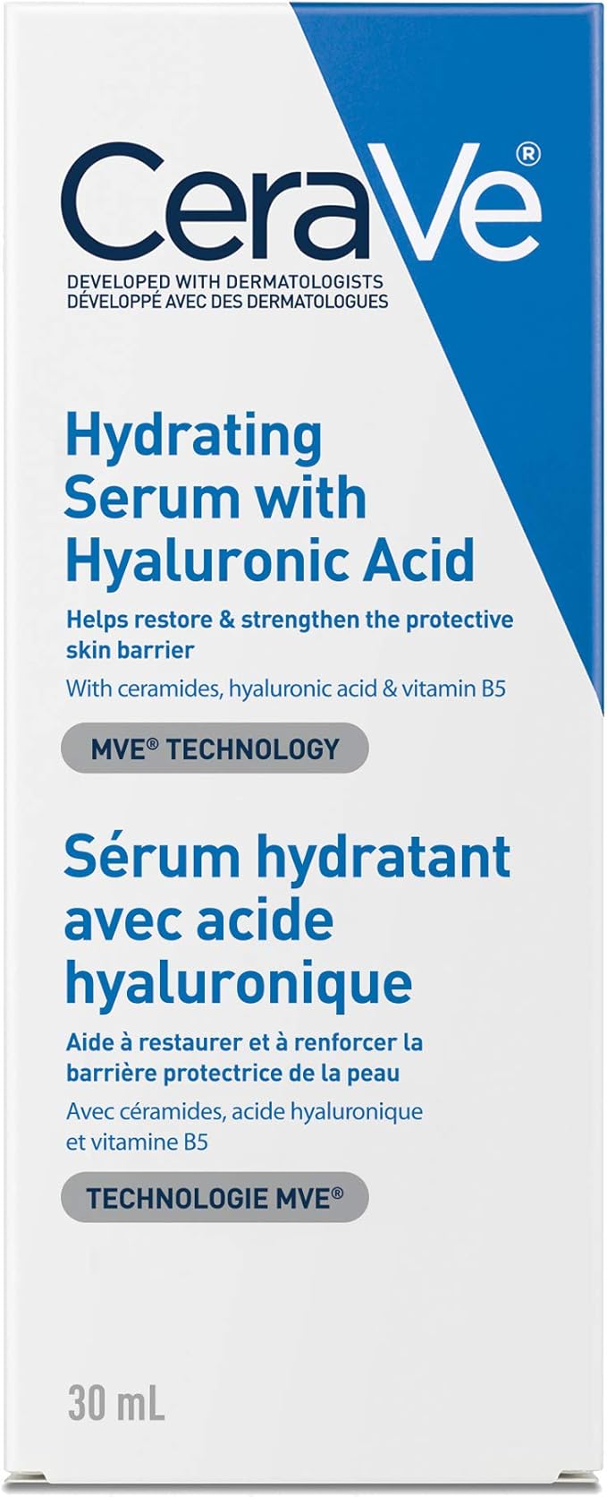 CeraVe Hyaluronic Acid Face Serum Hydrating Serum for Face with