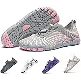 RUFONE Hike Barefoot Shoes for Women Men Breathable & Non-Slip Athletic Footwear Wide Toe Water Shoes,Designed for Walking,Running&Swimming