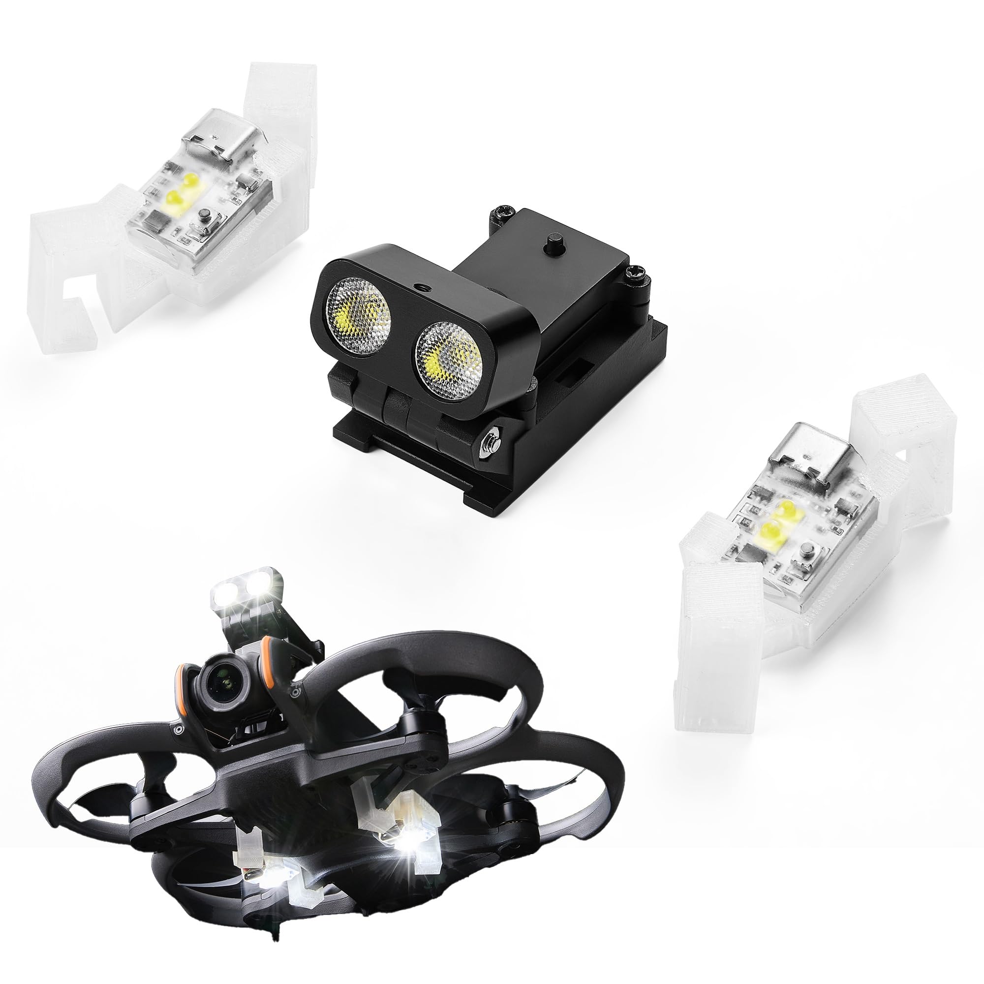 Photo 1 of (just controller)
VIFLY Tactical Spotlight Kit Designed for DJI Avata 2, Integrated Search Light System for Drone Night Flying