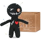 WenmthG Funny Voodoo Crochet Decor with Needles, Handmade Novelty Gift & Decorative Ornament, Emotional Support Gift, Office Desk Gift for Coworkers, Friends, Men and Women
