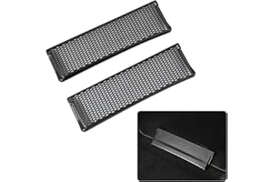 Jawmoy Pack-2 Air Conditioning Outlet Cover, ABS Plastic Air Vent Grille Protector, Air Flow Vent Intake Grille Inlet Accessories Compatible with Tesla Model Y 3 (Black)