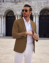 COOFANDY Mens Suit Blazer Classic Fit Casual