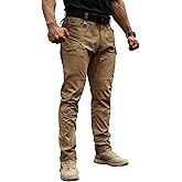 TOPTACPRO Men's Tactical Pants Flex Ripstop Cargo Trousers for Outdoor Hiking Work Casual Pants Large Capacity Clothing