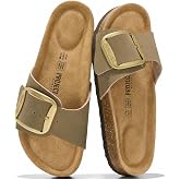 100% Genuine Leather Womens Sandals Womens Slides Comfortable Slide Sandals | Slides for Women Casual Beach Vacation Footwear with 100% Genuine Suede Memory Foam Insole Everyday Summer Sandals for Women
